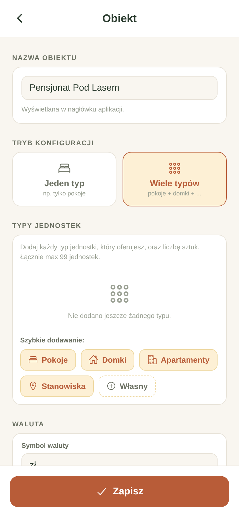 Tryb wielu typów
